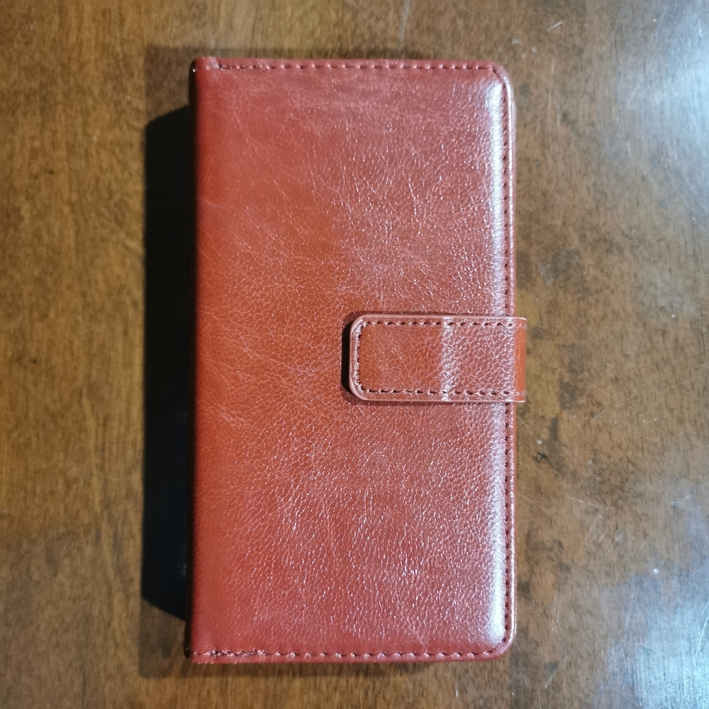 6" Leather Phone Wallet NWOT #221